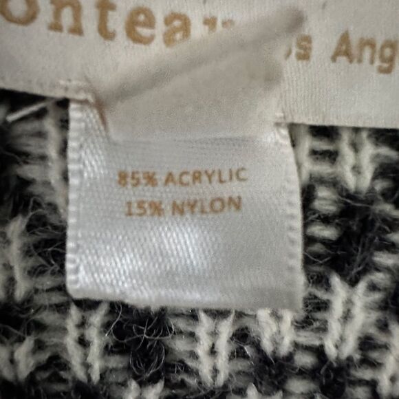 Monteau Aztec Long Open Cardigan Hooded Sweater with Pockets Size Small - Picture 5 of 6